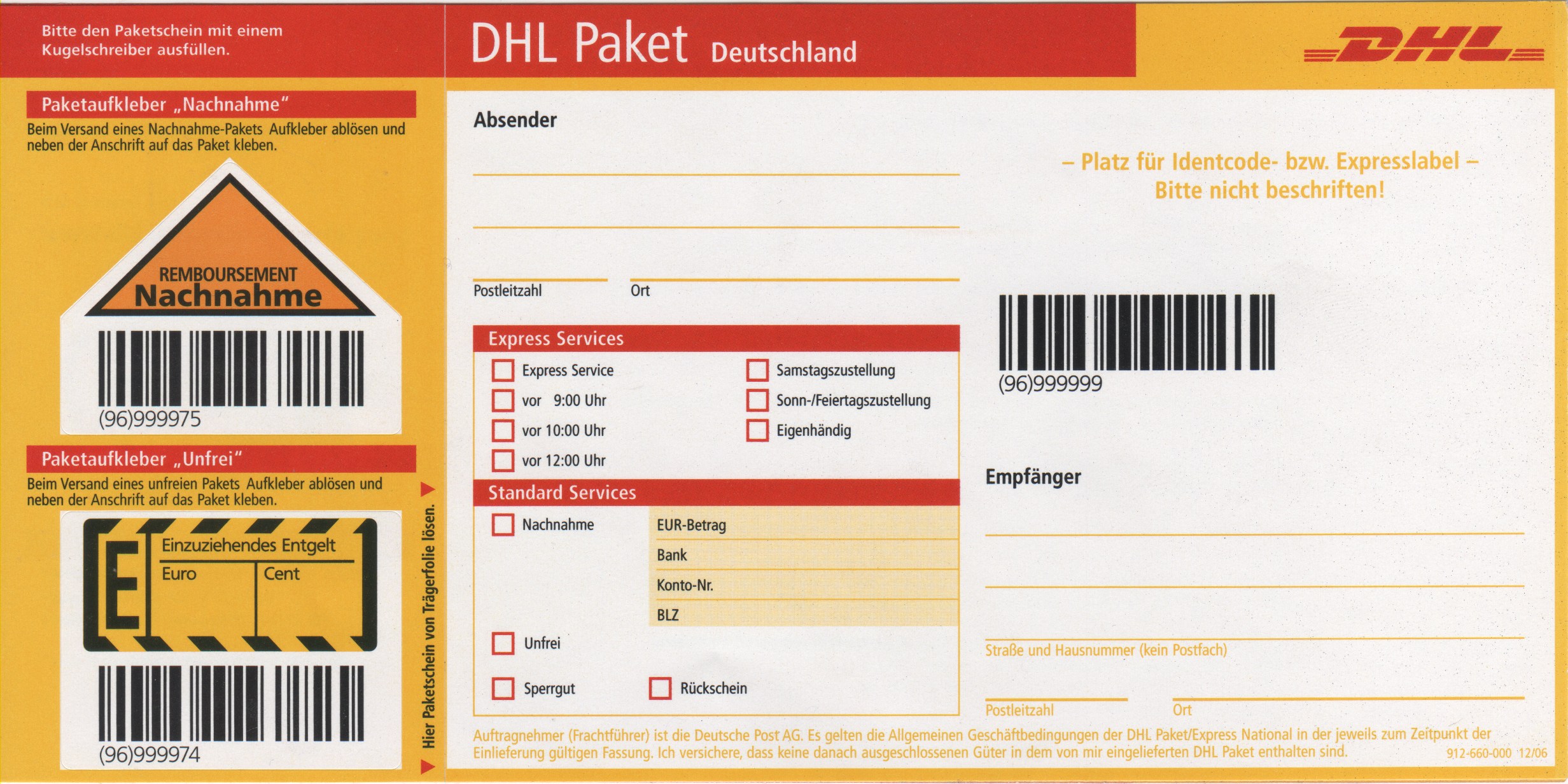 Dhl paketschein ausdrucken