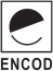 Stilisiertes e als Logo der European Coalition for Just and Effective Drug Policies (ENCOD)