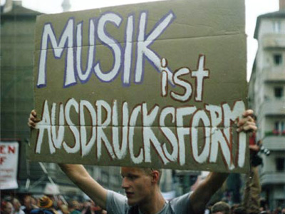 Fuckparade 2001 - Musik IST eine Form der politischen Meinungsusserung