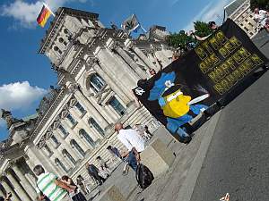 Hanfparade 2011 am Bundestag in Berlin