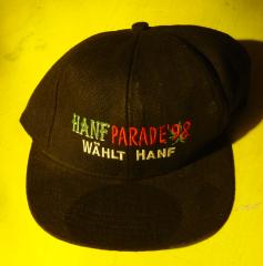 Das Hanfparade 1998 Basecap in Schwarz