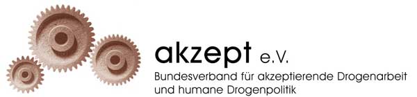 Logo des Bundesverbands für akzeptierende Drogenarbeit und humane Drogenpolitik (akzept e.V.)