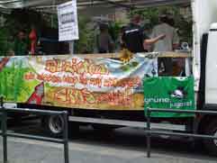 Paradewagen der Grnen Jugend auf der Hanfparade 2008 - kleine Version