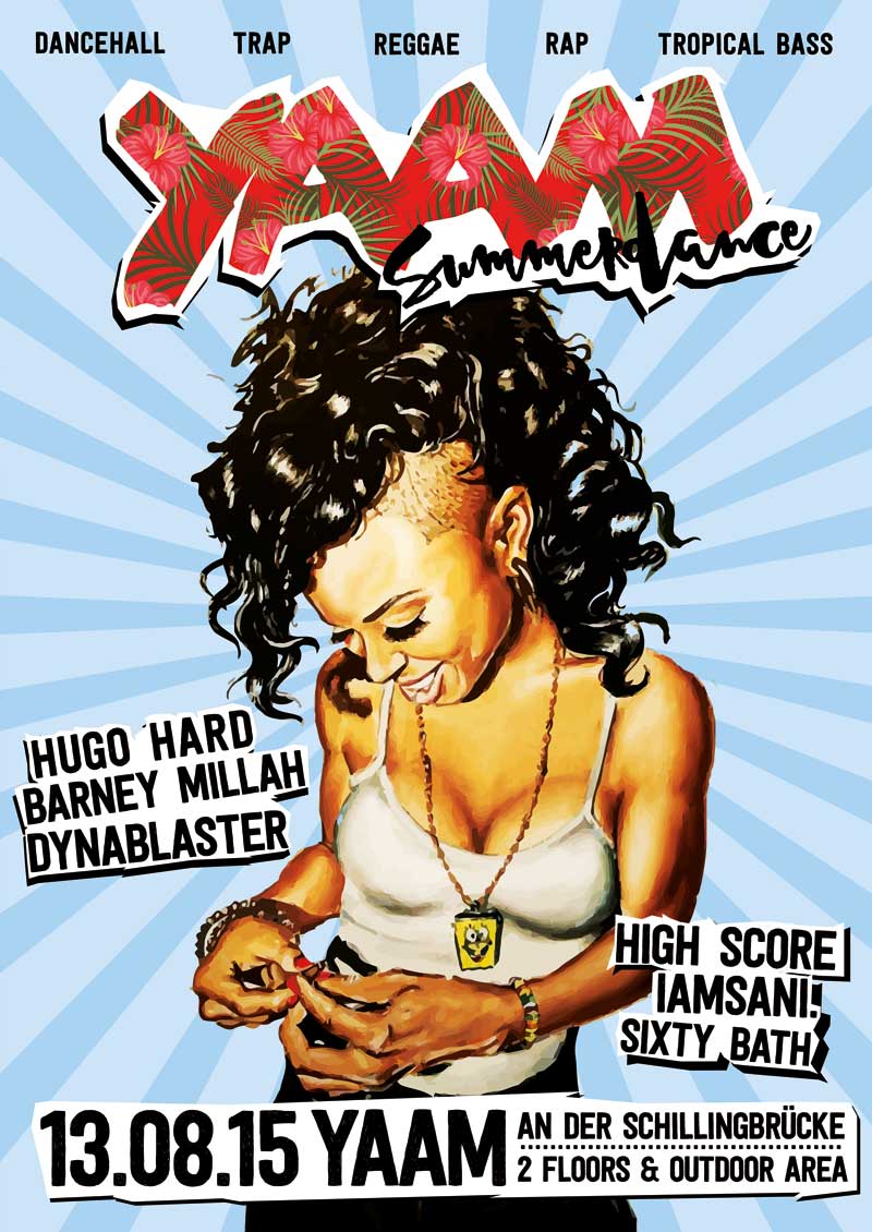 Flyergrafik des Yaam Summer Dance