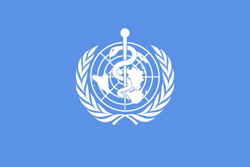 Flagge der Weltgesundheitsorganisation