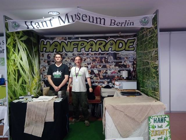 Der Hanfparade-Stand auf der Cultiva 2016