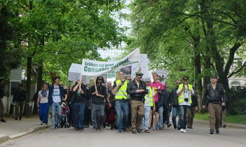 Foto von der Demospitze