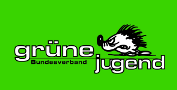 Grüne Jugend Bundesverband-Logo mit wütendem Igel