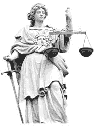 Justizia - römische Göttin der Gerechtigkeit und des Rechtswesens