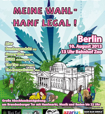 Poster der Hanfparade 2013