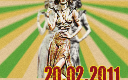 Flyer zur electrify me live! Soundsession am 20.02.2011 im RAW-Tempel (Stenzerhalle) Berlin