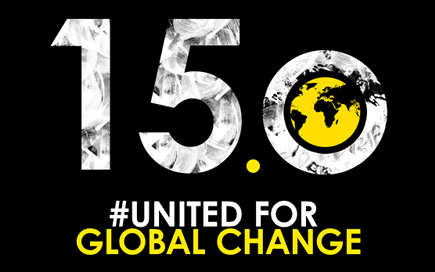 Logo der Bewegung 15. Oktober 2011 - United for global change