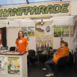 Hanfparade-Stand auf der Cannafest Hanfmesse in Prag