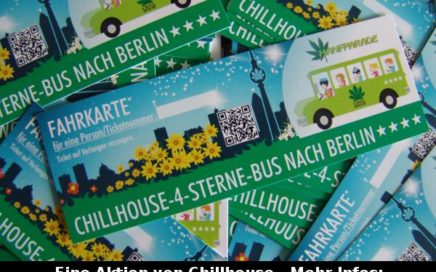 Grafik der Bus-Tickets vom Chillhouse zur Hanfparade 2012