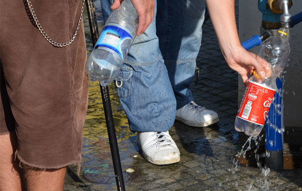 Wasserhahn auf der Hanfparade 2011