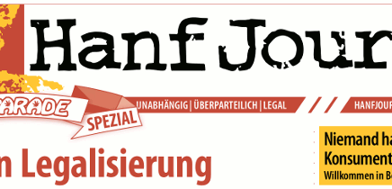 Abbildung: Titelbanner der Hanf Journal Sonderausgabe zur Hanfparade 2013