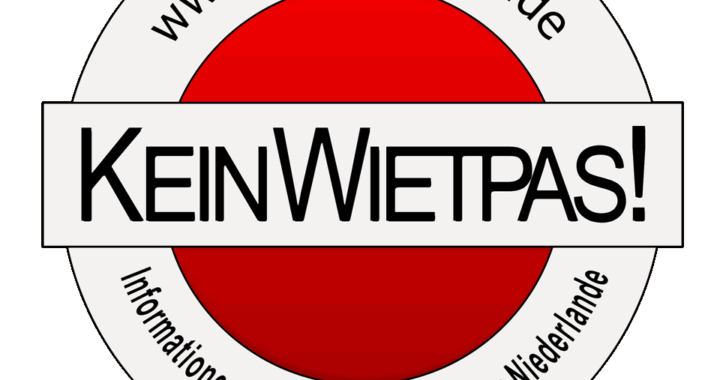 Logo von Kein Wietpas! mit der Webadresse