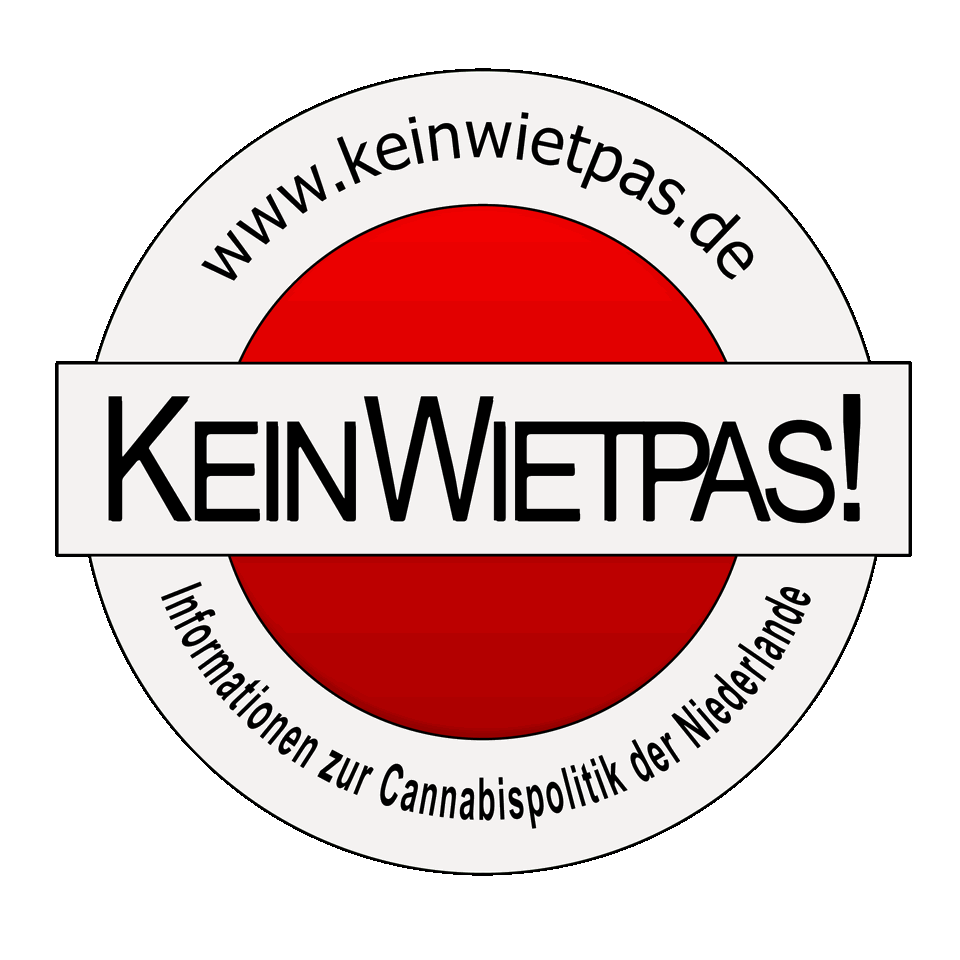Logo von Kein Wietpas! mit der Webadresse