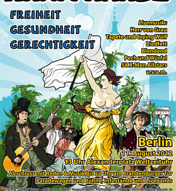 Poster der Hanfparade 2012