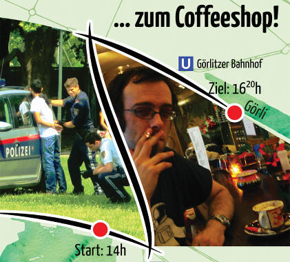 Flyer des Global Marijuana March 2014 Berlin