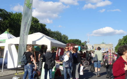 Foto vom Hanfinfostand auf dem Umweltfestival