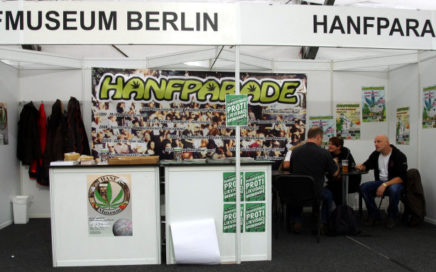 Foto unseres Stands auf dem Cannafest 2013