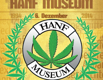 Plakat 20 Jahre Hanf Museum 6. Dezember 1994-2014