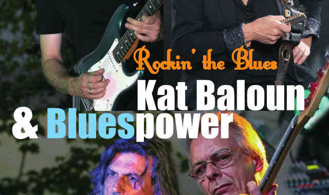 Band Foto von Kat Balouns Blues Power zur Hanfparade 2015