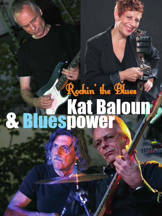 Band Foto von Kat Balouns Blues Power zur Hanfparade 2015