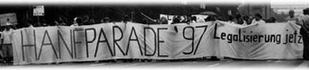 Leitbanner der Hanfparade 1997