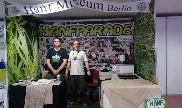 Der Hanfparade-Stand auf der Cultiva 2016