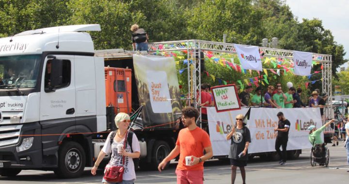 Hanfparade Parade Wagen LKW Truck