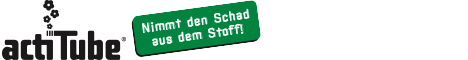 Grafik actiTube Filter nimmt den Schad aus dem Stoff