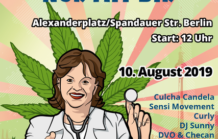 Eines von Vier Hanfparade Poster 2019 Motiven