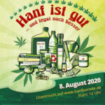 Hanfparade 2022 Poster Grafik