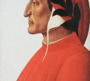 Dante Alighieri im Portrait von Sandro Botticelli