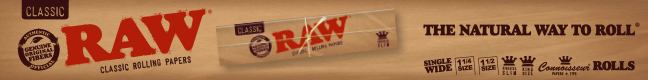 Grafik Banner von RAW Papers zur Hanfparade
