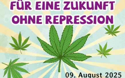 Vorläufige Grafik: Hanfparade 2025 Für eine Zukunft ohne Repression