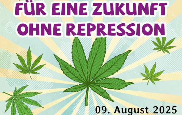 Vorläufige Grafik: Hanfparade 2025 Für eine Zukunft ohne Repression