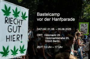 Foto zum Hanfparade Bastelcamp vor der Hanfparade