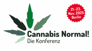 Logo Grafik der Cannabis Normal Konferenz des Deutschen Hanf Verbands in Berlin 2025