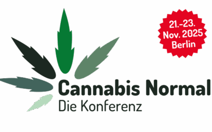 Logo Grafik der Cannabis Normal Konferenz des Deutschen Hanf Verbands in Berlin 2025