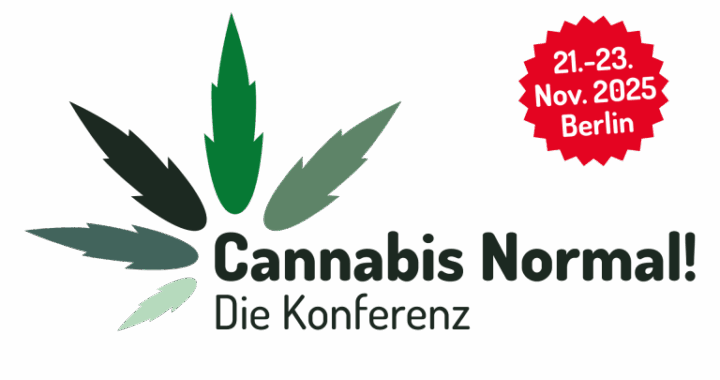 Logo Grafik der Cannabis Normal Konferenz des Deutschen Hanf Verbands in Berlin 2025