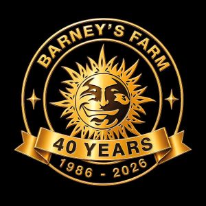 40 Jahre Barney's Farm Logo für 2026
