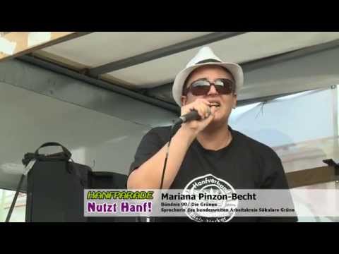 Mariana Pinzón-Becht (Bündnis 90/ Die Grünen, Sprecherin AK Säkulare Grüne) - Hanfparade 2015
