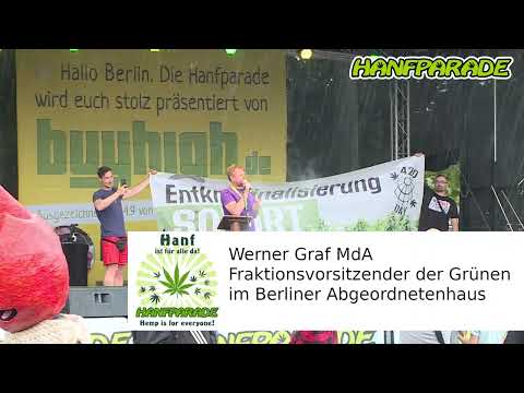 Werner Graf MdA, Grüne - Hanfparade 2022