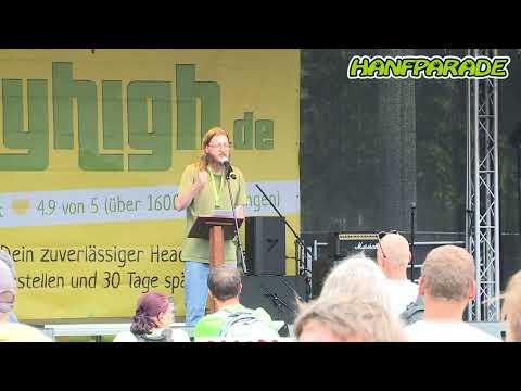 Auftaktansprache von Steffen Geyer - Versammlungsleiter, Aktivist - Hanfparade 2022