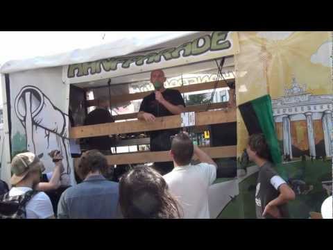 Emanuel Kotzian - Hanf Journal Herausgeber, E.L.F., Piratenpartei - Hanfparade 2011
