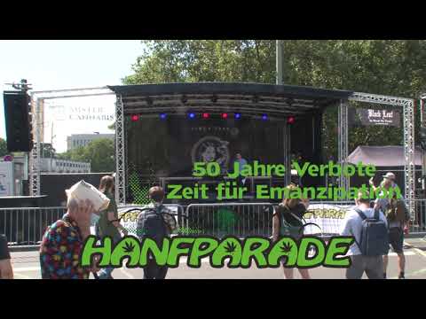 MdA Niklas Schrader auf der Hanfparade 2021