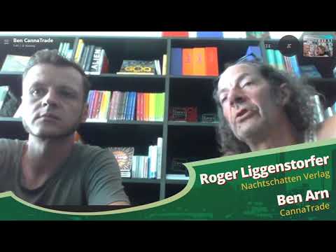 Roger Liggenstorfer (Nachtschatten Verlag) und Ben Arn (CannaTrade) - Hanfparade 2020